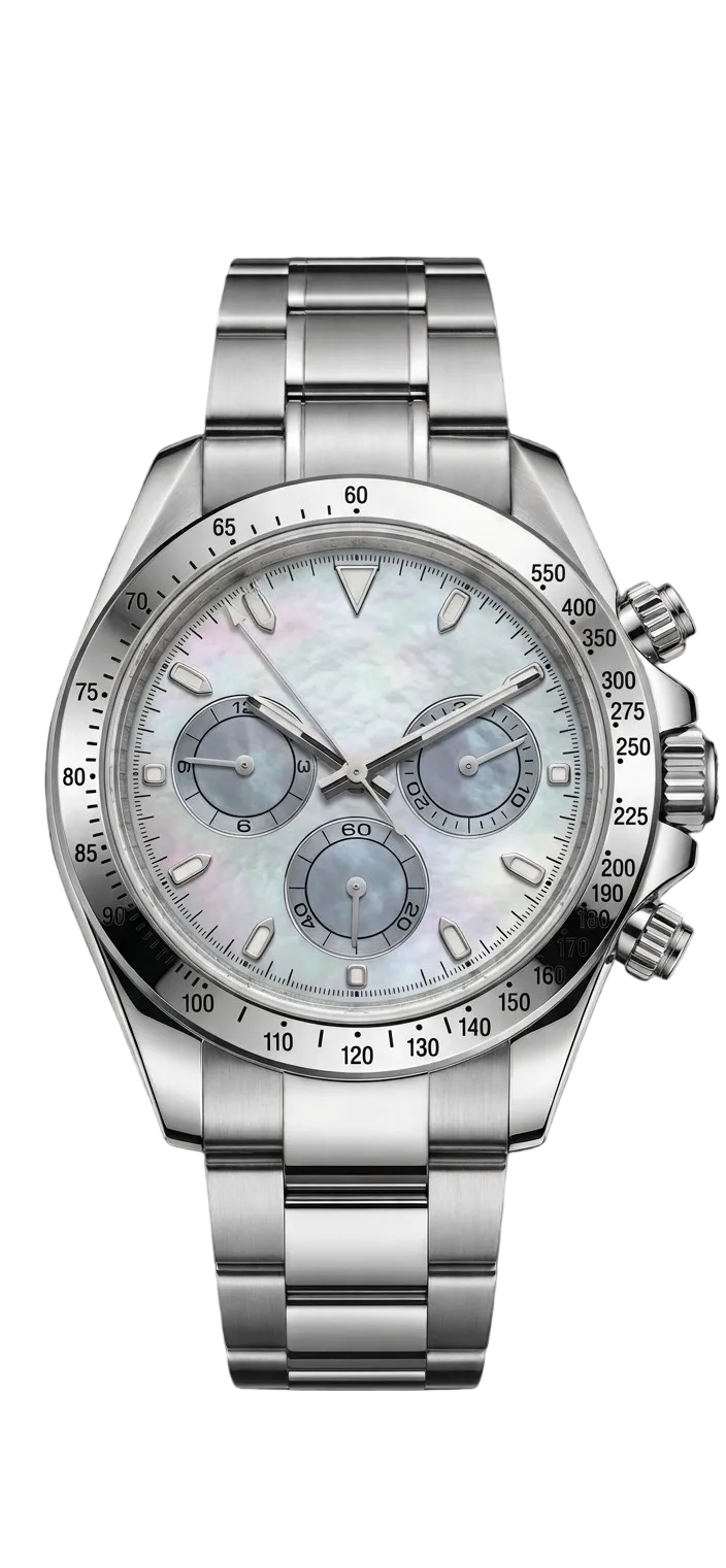 Torvex Silver Steel Blurry Dial