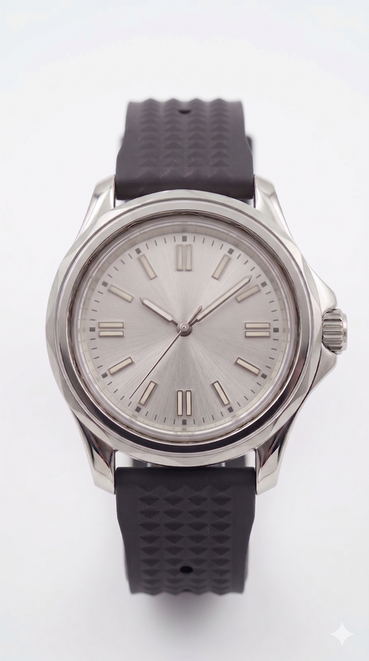 Nexor Silver Steel Silver Dial