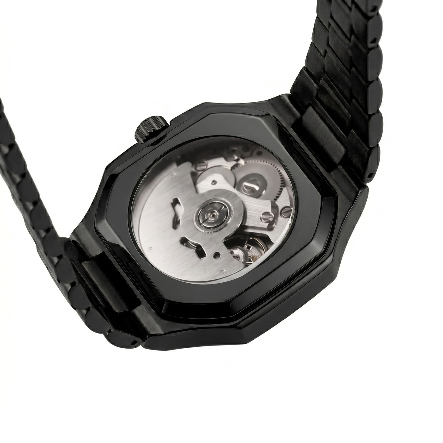 Montier Black Steel Black Dial