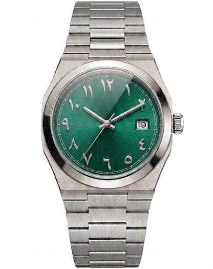 Tolaris Silver Steel Green Dial