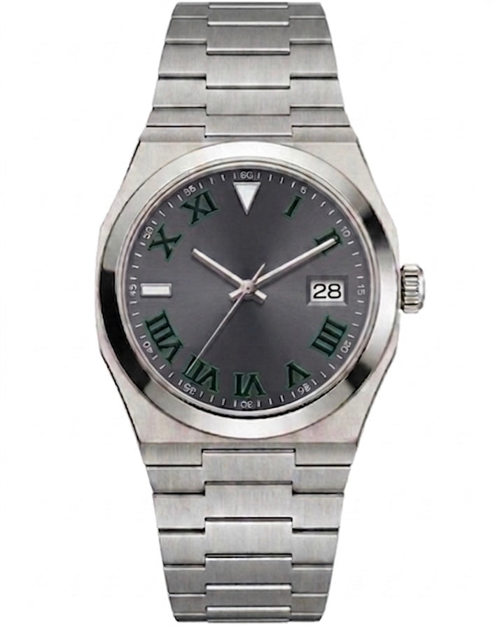 Tolaris Silver Steel Grey Dial