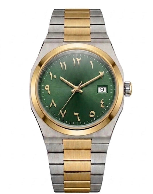 Tolaris Two Tone Steel Green Dial