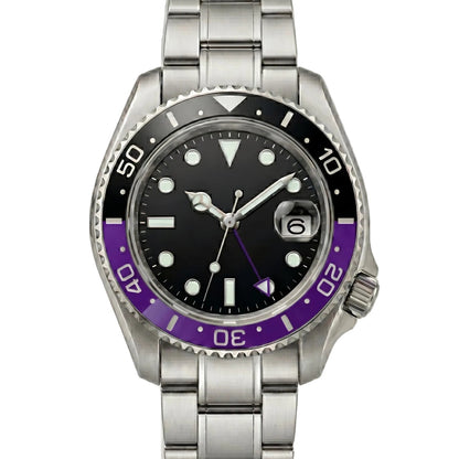 Navex Silver Steel Black Purple Brezel