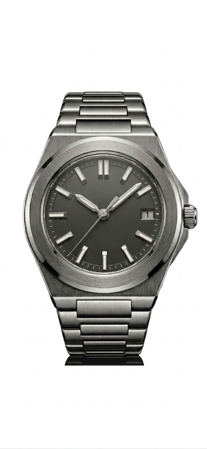 Valtor Black Steel Black Dial