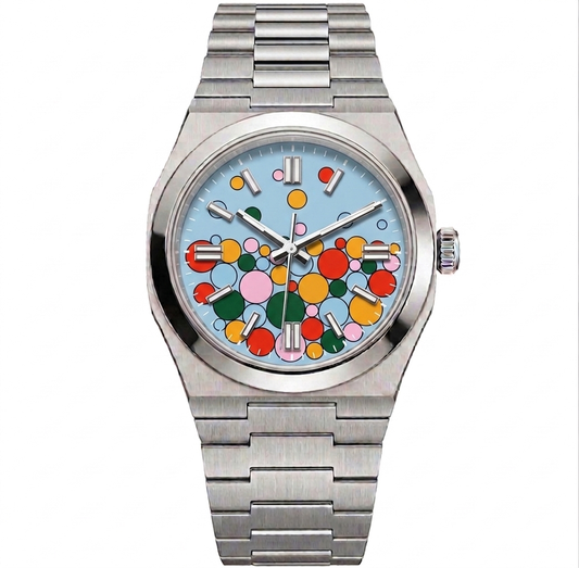 Oris Silver Steel Fancy Dial