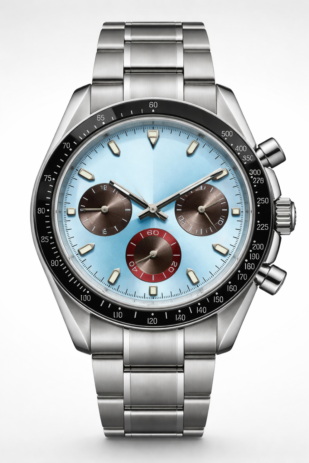 Torvex Silver Steel Ice Dial