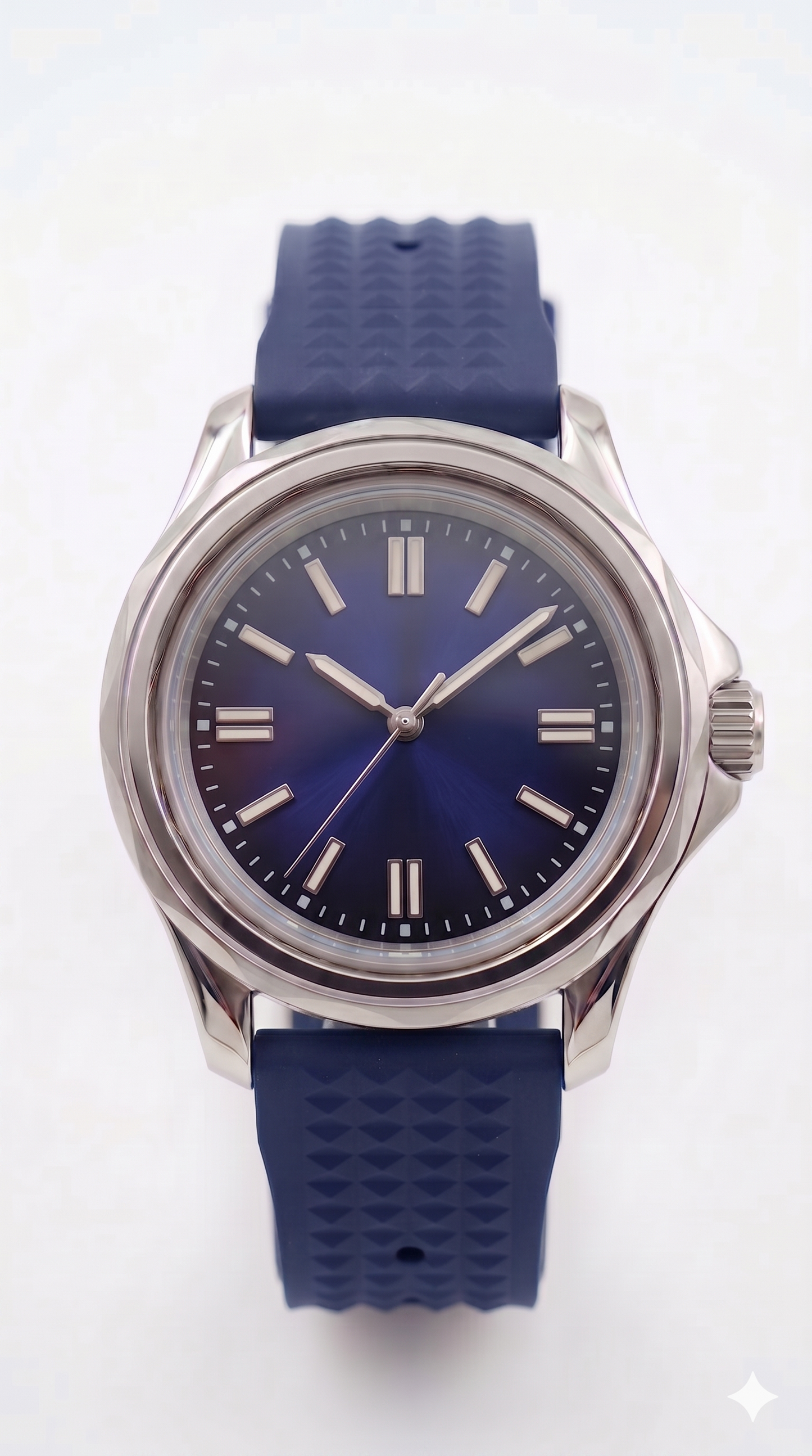 Nexor Silver Steel Blue Dial