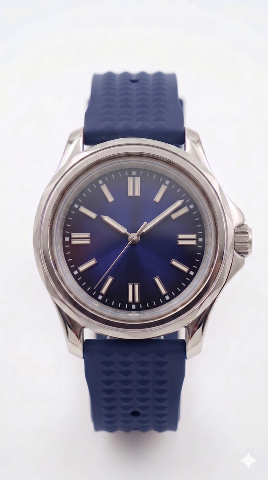 Nexor Silver Steel Blue Dial