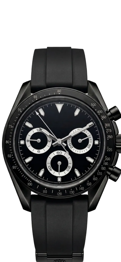 Torvex Black Steel Black Dial