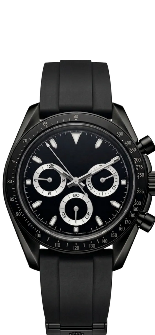Torvex Black Steel Black Dial