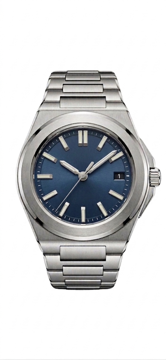 Valtor Silver Steel Blue Dial