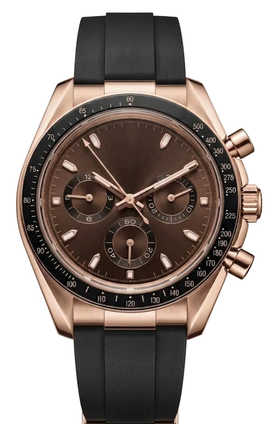Torvex Rose Steel Brown Dial