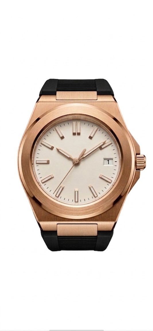 Valtor Rose Steel Champagner Dial Rubber