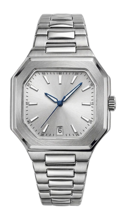Montier Silver Steel Silver Dial